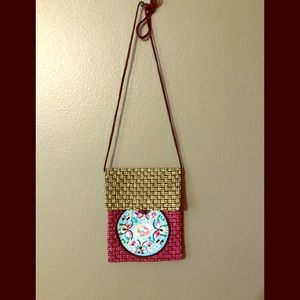 BRAND NEW Embroidered Ladies small crossbody bag